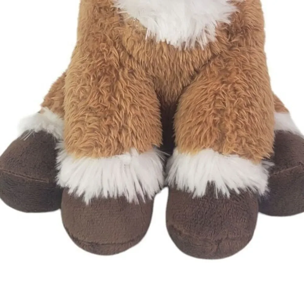 Kohls Cares Brown Reindeer‎ Stuffed Animal Red Nose Special For Christmas 10 In